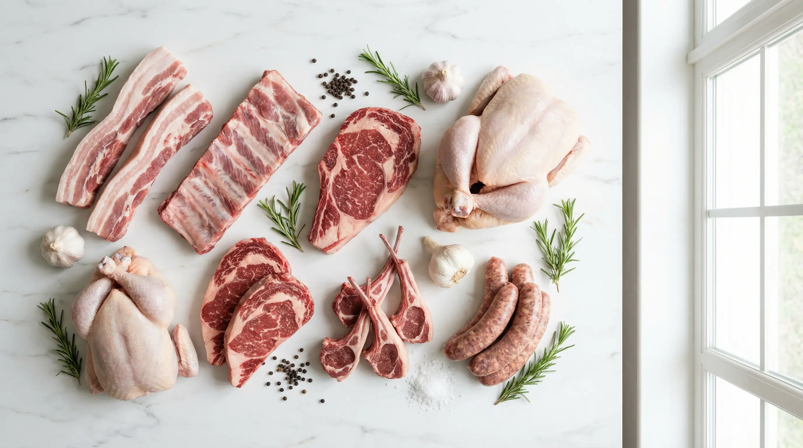 火鍋及燒烤凍肉拼盤，店內購買